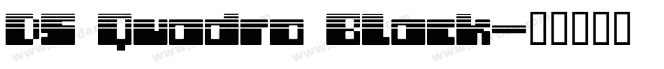 DS Quadro Black字体转换